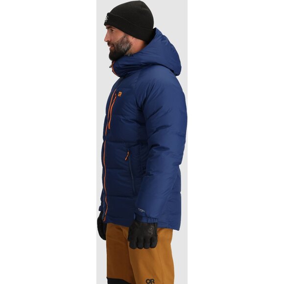Outdoor Research Men's Alpine Down Parka - XL/Navy NEW! - Picture 4 of 6